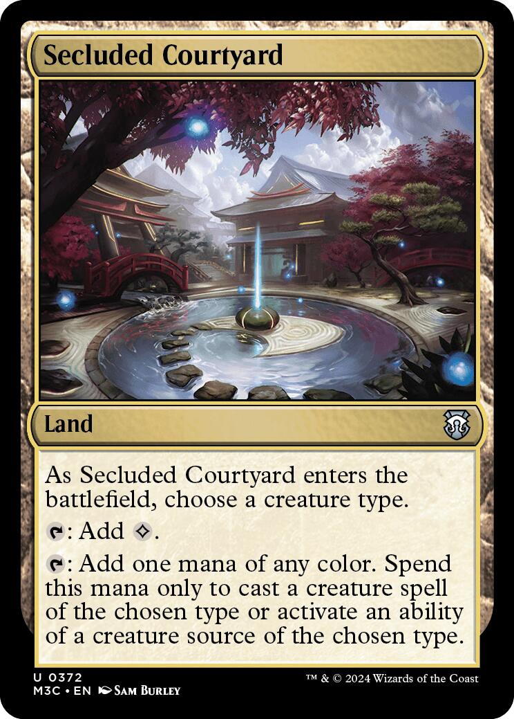 Secluded Courtyard [Modern Horizons 3 Commander] | Cards and Coasters CA