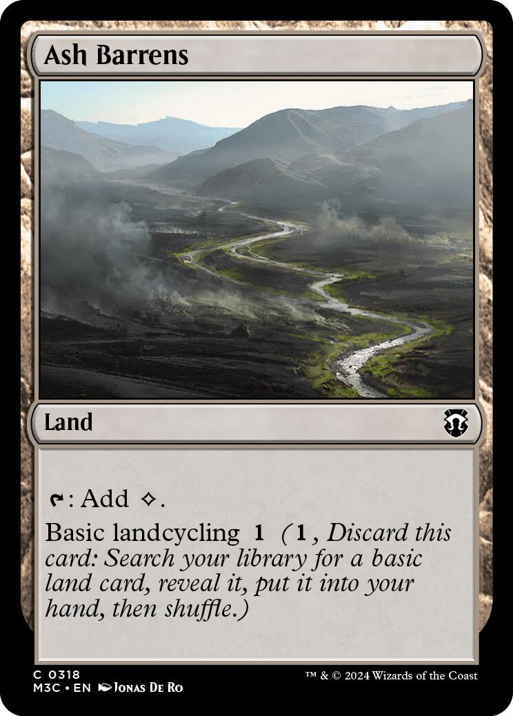 Ash Barrens [Modern Horizons 3 Commander] | Cards and Coasters CA