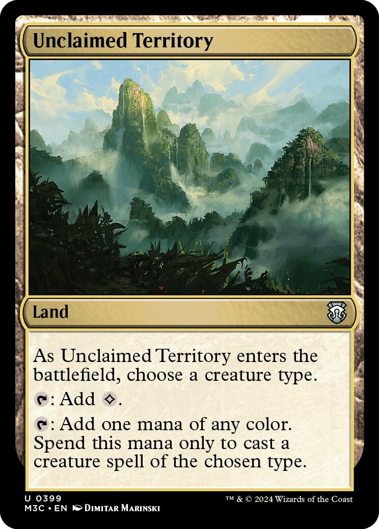 Unclaimed Territory [Modern Horizons 3 Commander] | Cards and Coasters CA