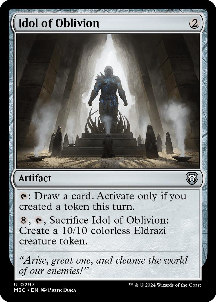 Idol of Oblivion [Modern Horizons 3 Commander] | Cards and Coasters CA