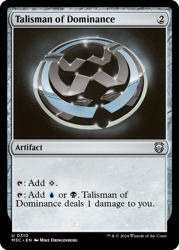 Talisman of Dominance [Modern Horizons 3 Commander] | Cards and Coasters CA