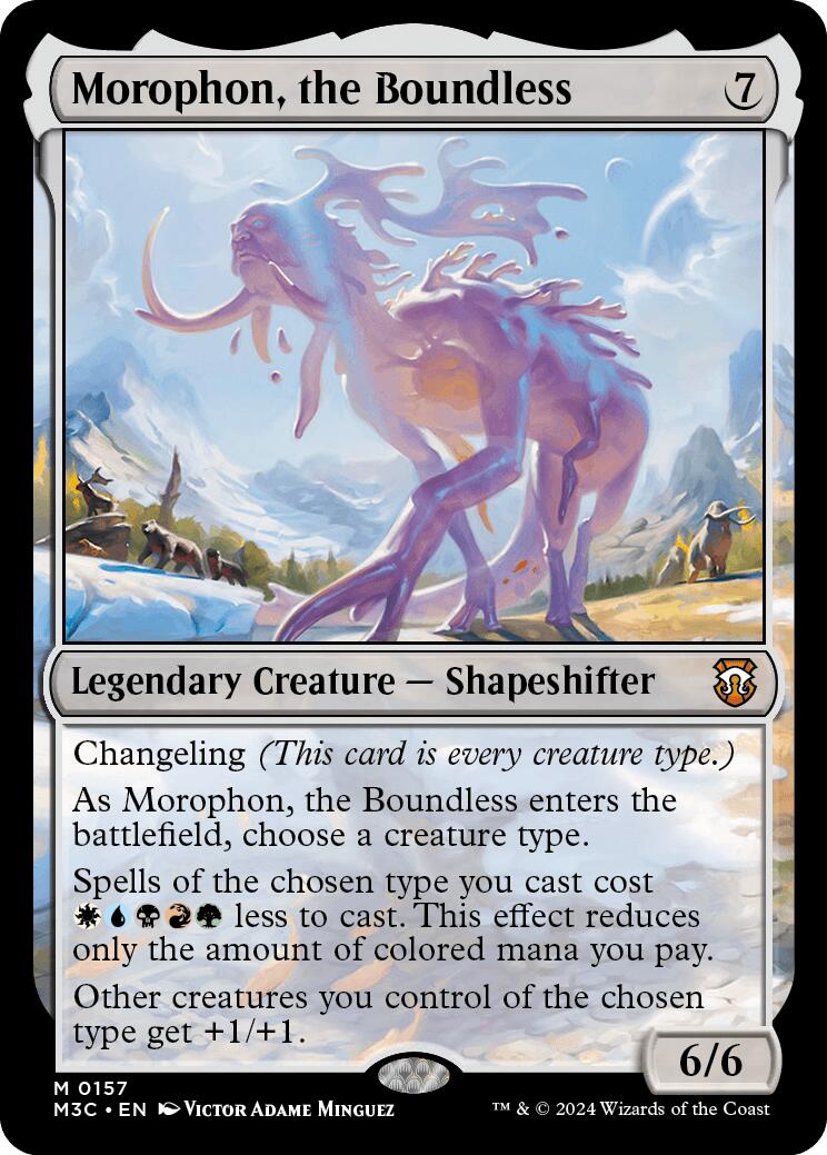 Morophon, the Boundless [Modern Horizons 3 Commander] | Cards and Coasters CA