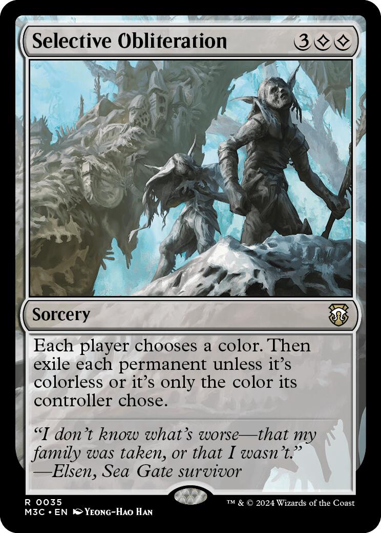 Selective Obliteration [Modern Horizons 3 Commander] | Cards and Coasters CA