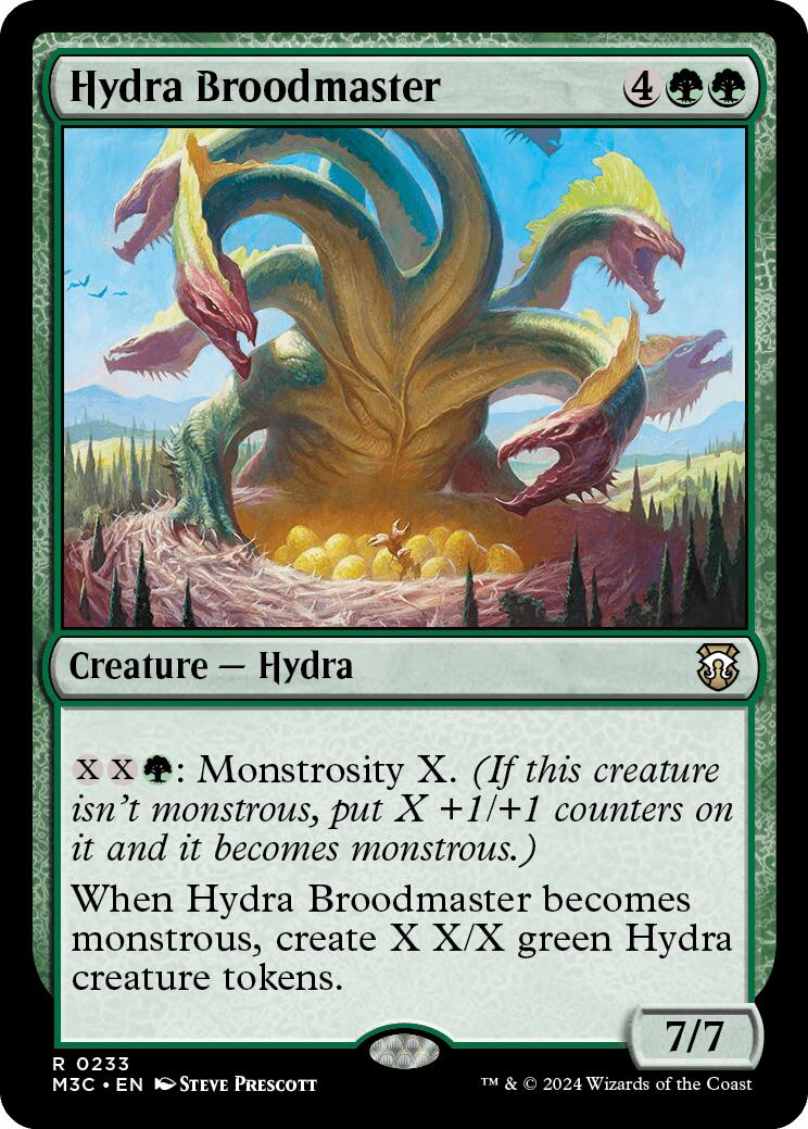 Hydra Broodmaster [Modern Horizons 3 Commander] | Cards and Coasters CA