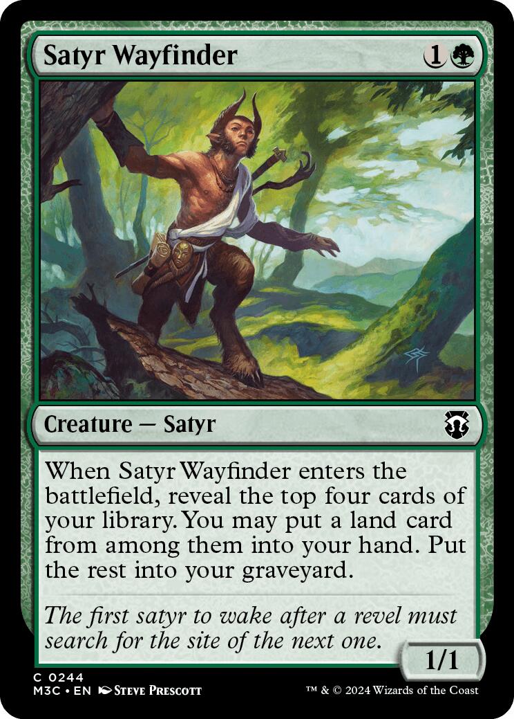 Satyr Wayfinder [Modern Horizons 3 Commander] | Cards and Coasters CA