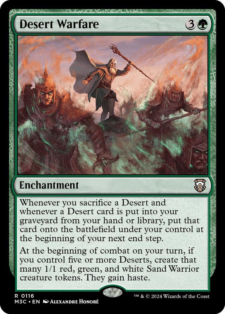 Desert Warfare [Modern Horizons 3 Commander] | Cards and Coasters CA