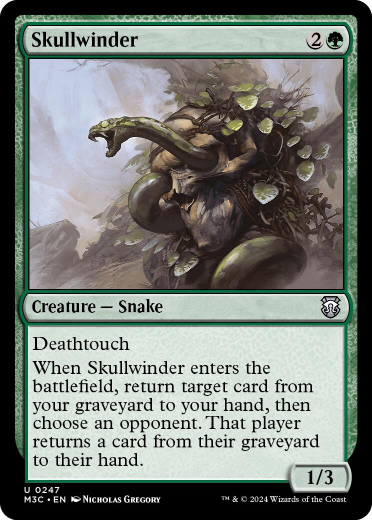 Skullwinder [Modern Horizons 3 Commander] | Cards and Coasters CA