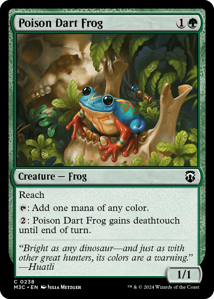 Poison Dart Frog [Modern Horizons 3 Commander] | Cards and Coasters CA