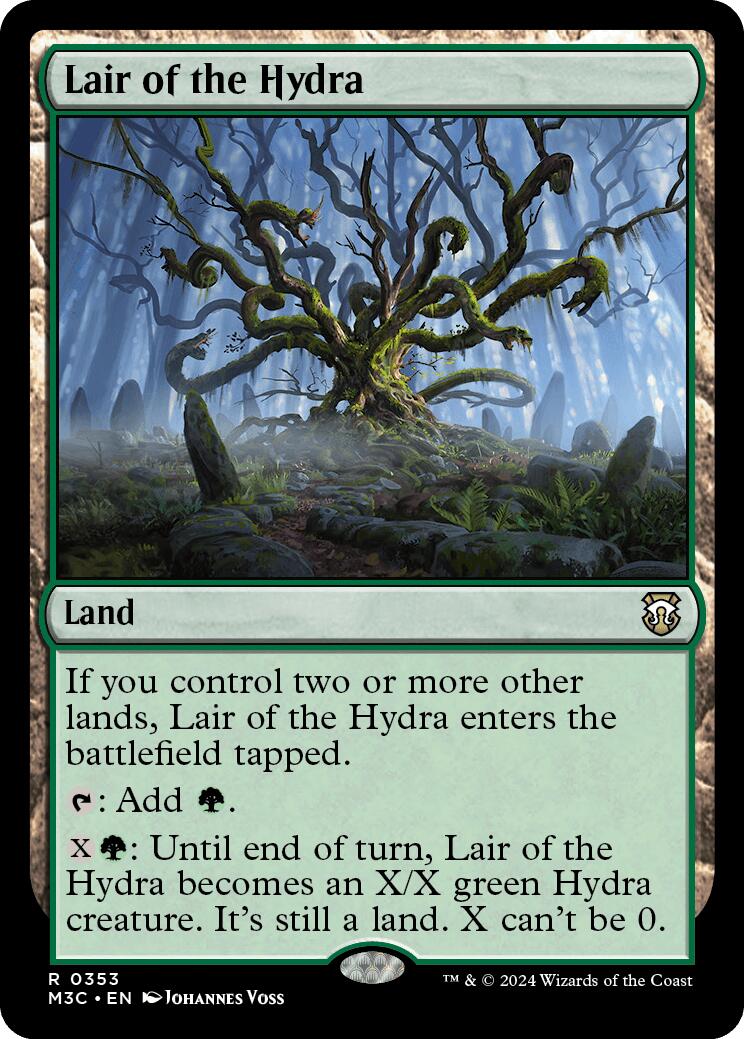 Lair of the Hydra [Modern Horizons 3 Commander] | Cards and Coasters CA