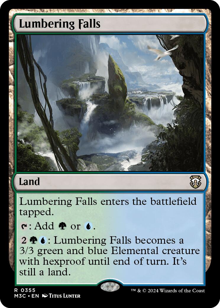 Lumbering Falls [Modern Horizons 3 Commander] | Cards and Coasters CA