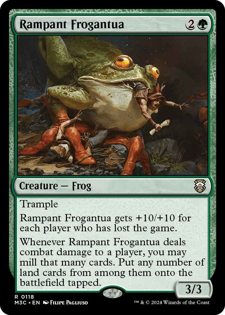 Rampant Frogantua [Modern Horizons 3 Commander] | Cards and Coasters CA