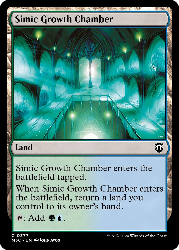 Simic Growth Chamber [Modern Horizons 3 Commander] | Cards and Coasters CA