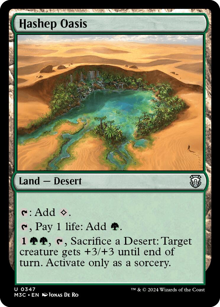 Hashep Oasis [Modern Horizons 3 Commander] | Cards and Coasters CA