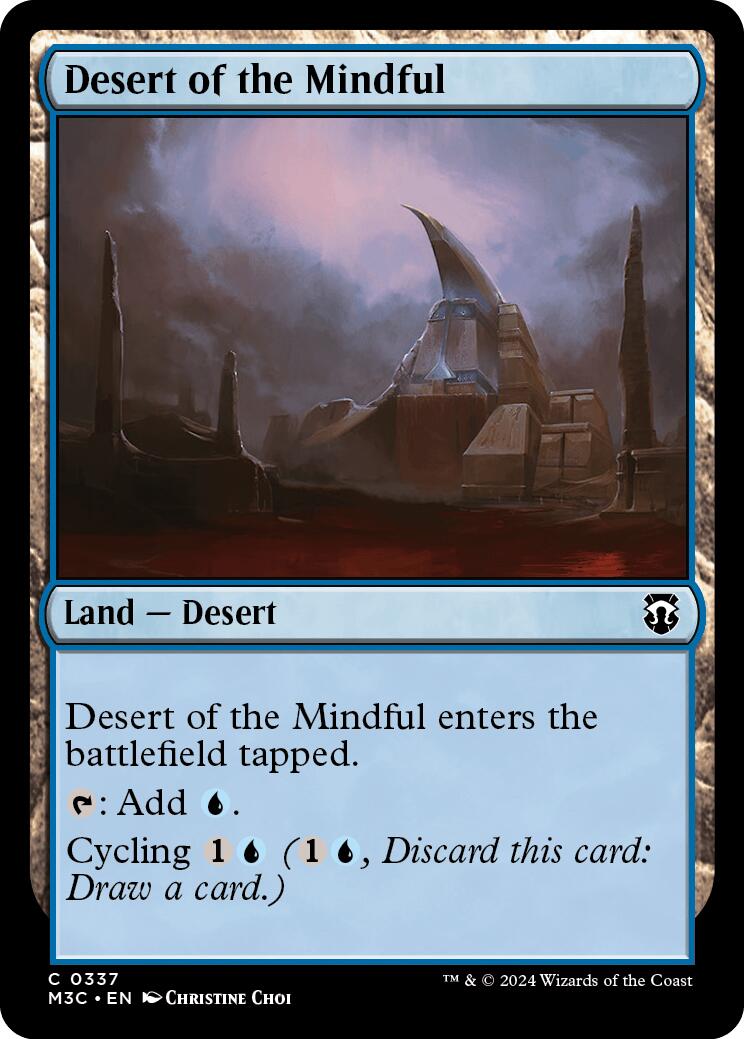 Desert of the Mindful [Modern Horizons 3 Commander] | Cards and Coasters CA