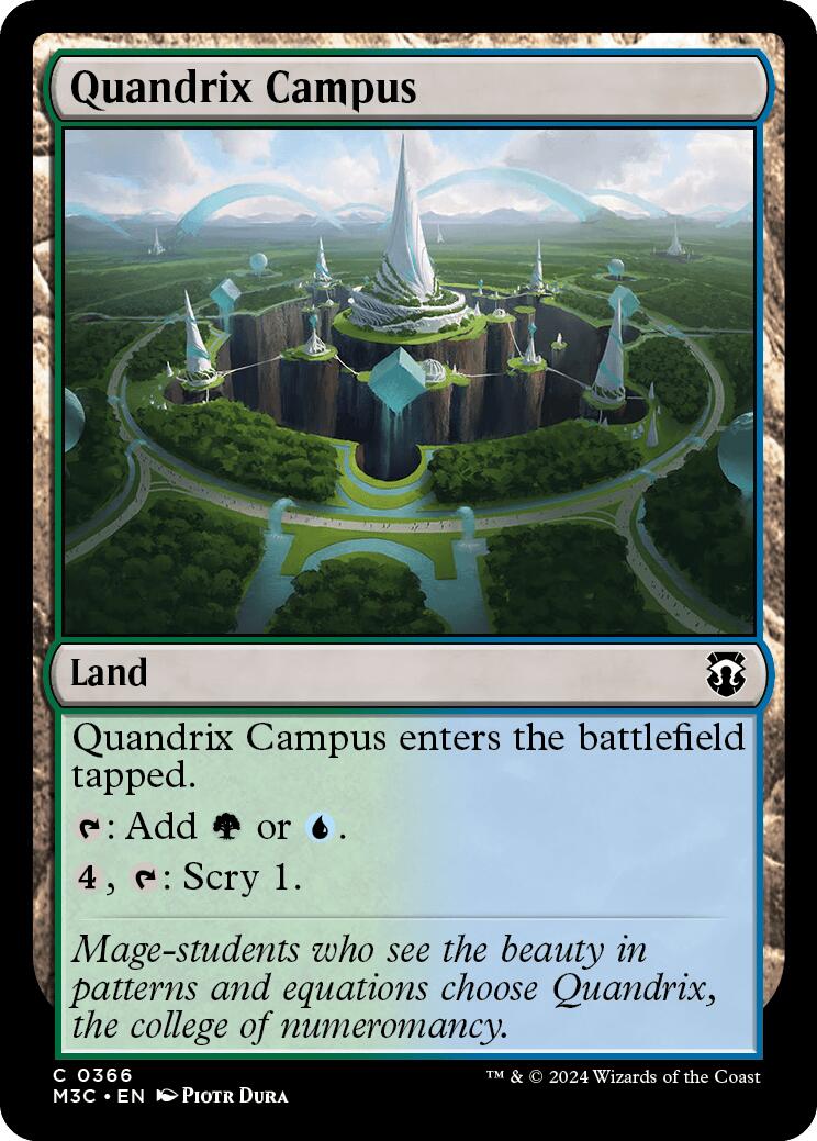 Quandrix Campus [Modern Horizons 3 Commander] | Cards and Coasters CA