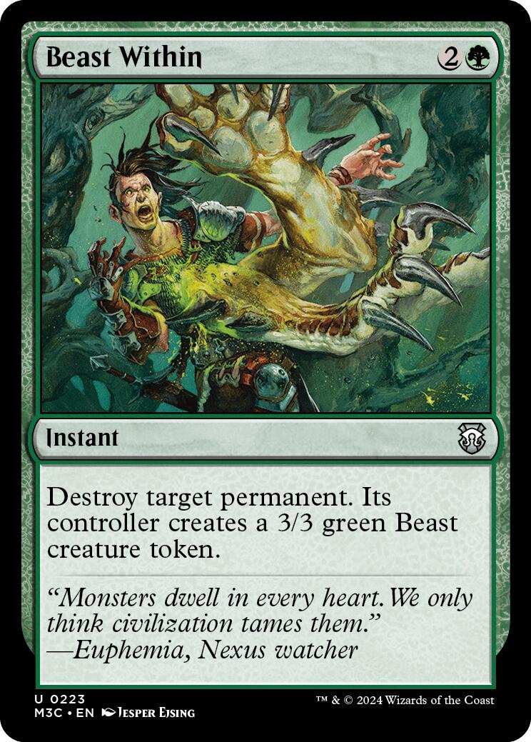 Beast Within [Modern Horizons 3 Commander] | Cards and Coasters CA