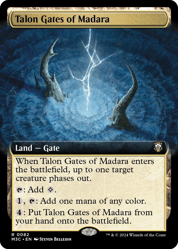 Talon Gates of Madara (Extended Art) [Modern Horizons 3 Commander] | Cards and Coasters CA