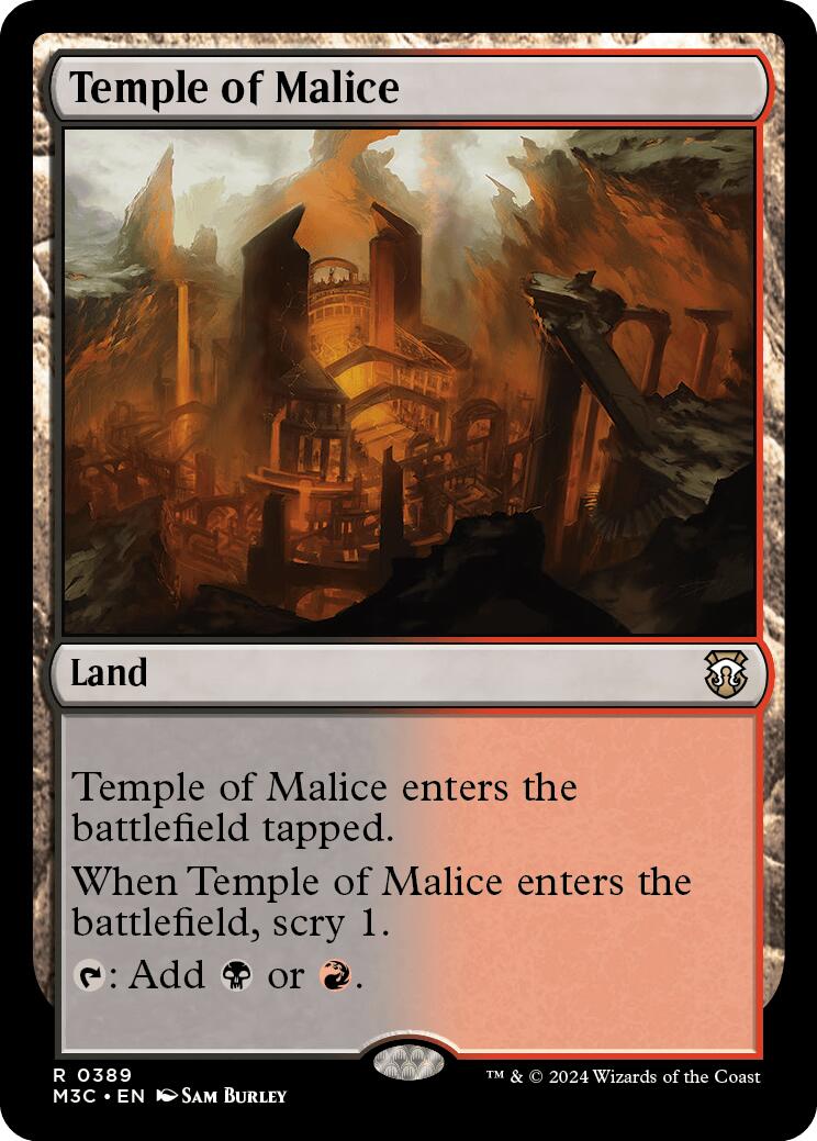 Temple of Malice [Modern Horizons 3 Commander] | Cards and Coasters CA