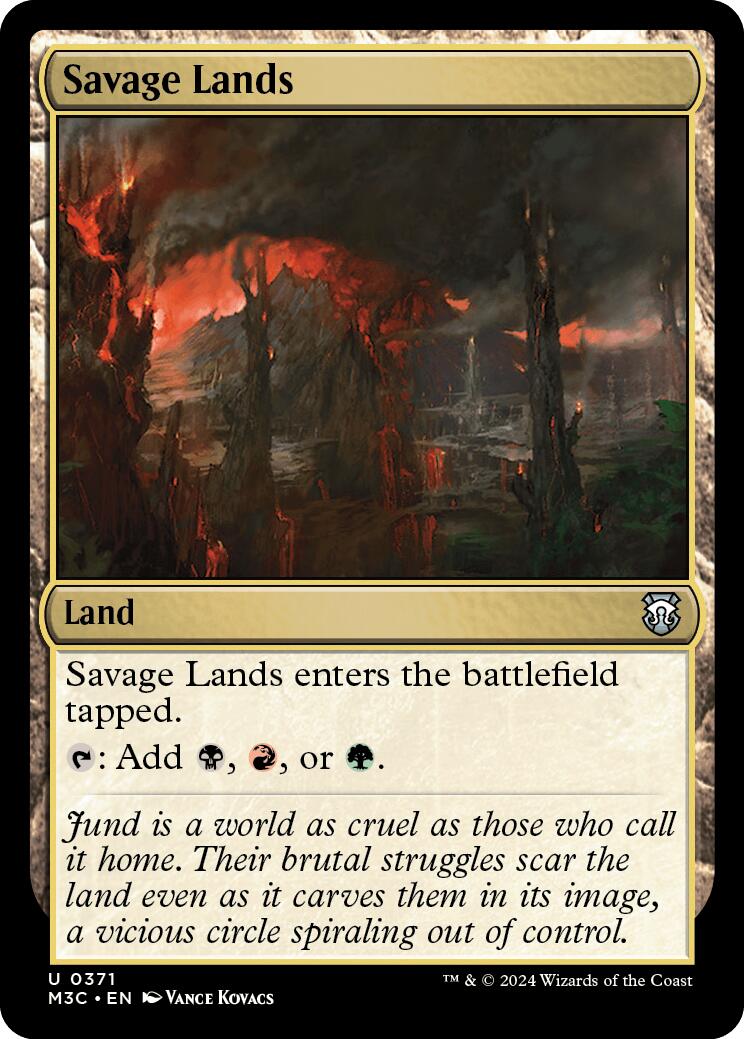 Savage Lands [Modern Horizons 3 Commander] | Cards and Coasters CA