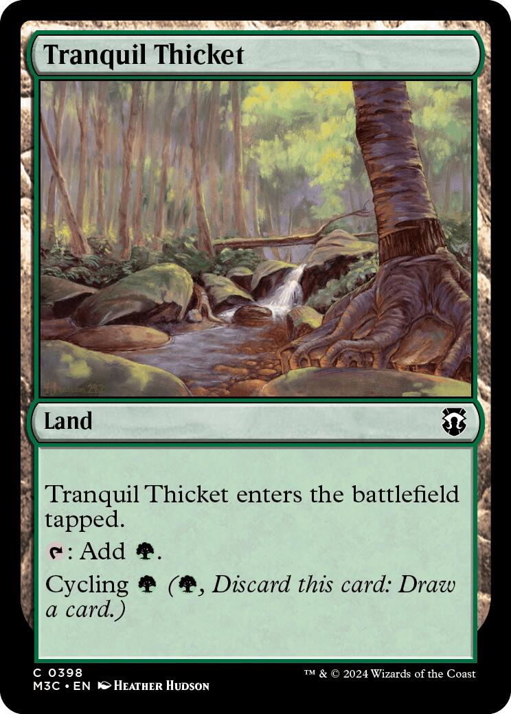 Tranquil Thicket [Modern Horizons 3 Commander] | Cards and Coasters CA
