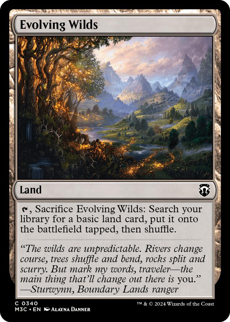 Evolving Wilds [Modern Horizons 3 Commander] | Cards and Coasters CA