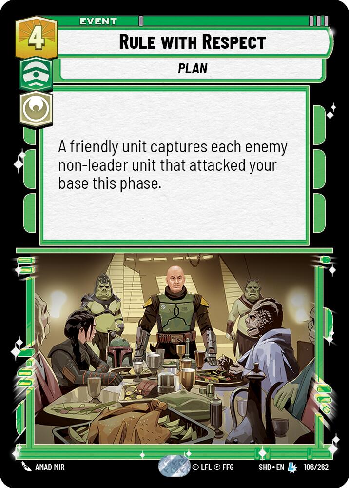 Rule with Respect (106/262) (106/262) [Shadows of the Galaxy] | Cards and Coasters CA