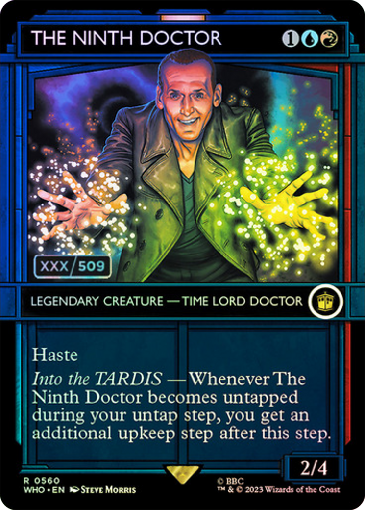 The Ninth Doctor (Serial Numbered) [Doctor Who] | Cards and Coasters CA
