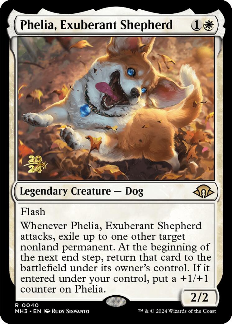 Phelia, Exuberant Shepherd [Modern Horizons 3 Prerelease Promos] | Cards and Coasters CA