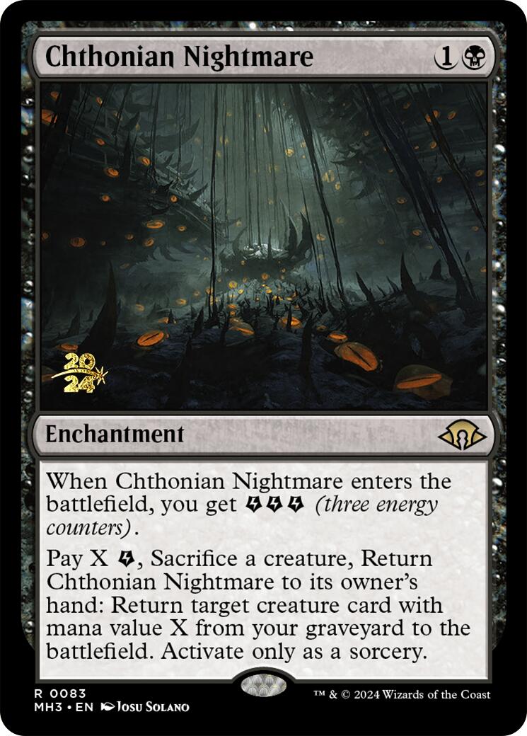 Chthonian Nightmare [Modern Horizons 3 Prerelease Promos] | Cards and Coasters CA