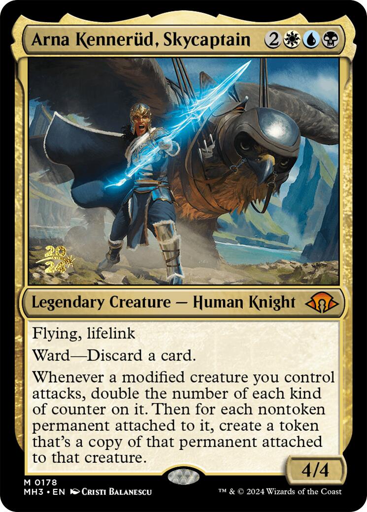 Arna Kennerud, Skycaptain [Modern Horizons 3 Prerelease Promos] | Cards and Coasters CA