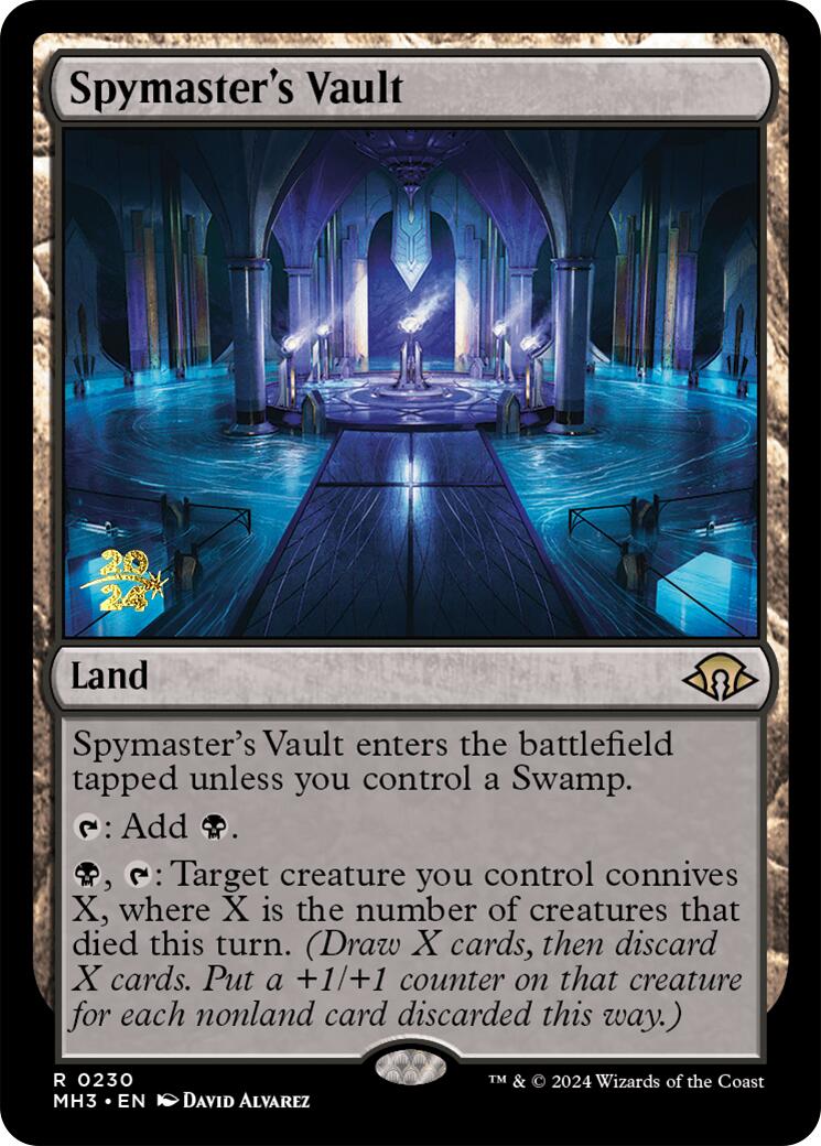 Spymaster's Vault [Modern Horizons 3 Prerelease Promos] | Cards and Coasters CA