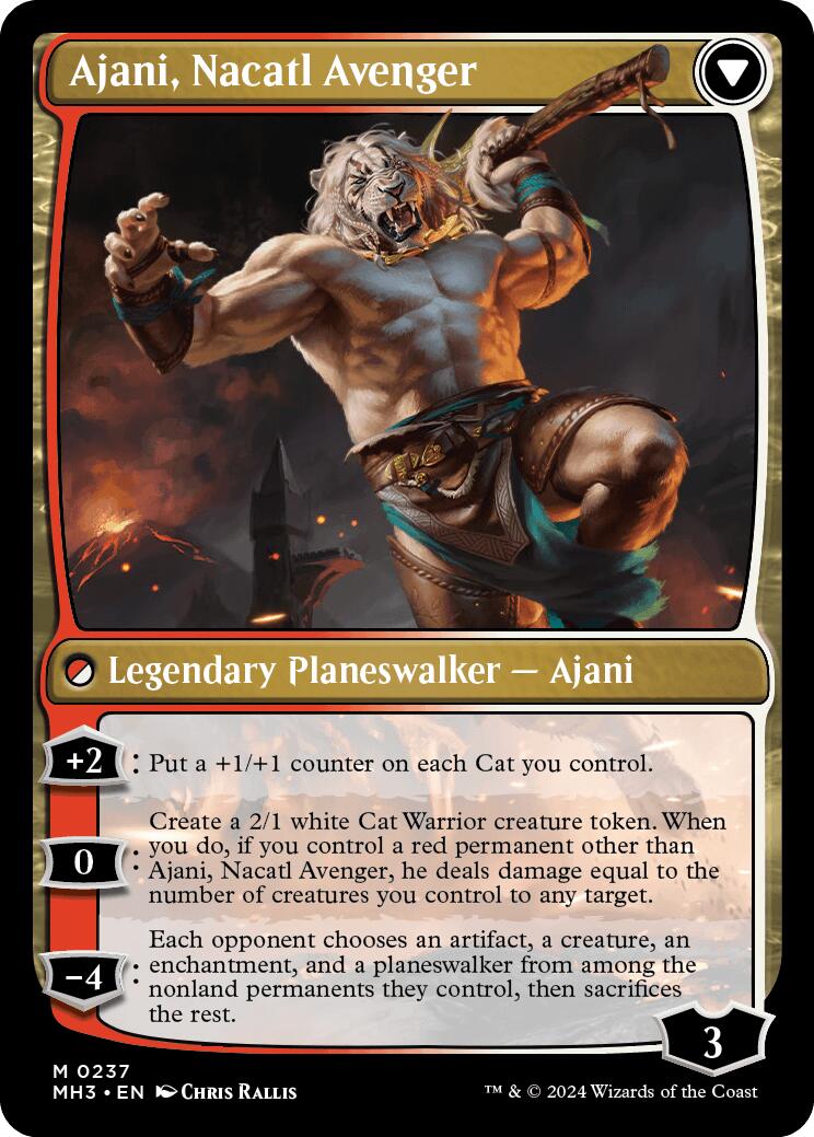 Ajani, Nacatl Pariah [Modern Horizons 3 Prerelease Promos] | Cards and Coasters CA