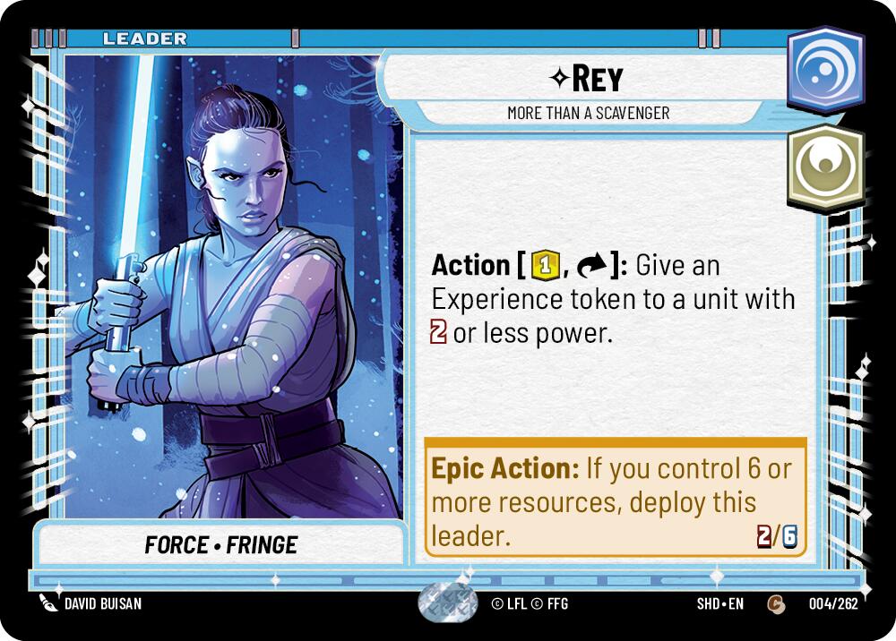 Rey - More Than a Scavenger (004/262) (004/262) [Shadows of the Galaxy] | Cards and Coasters CA