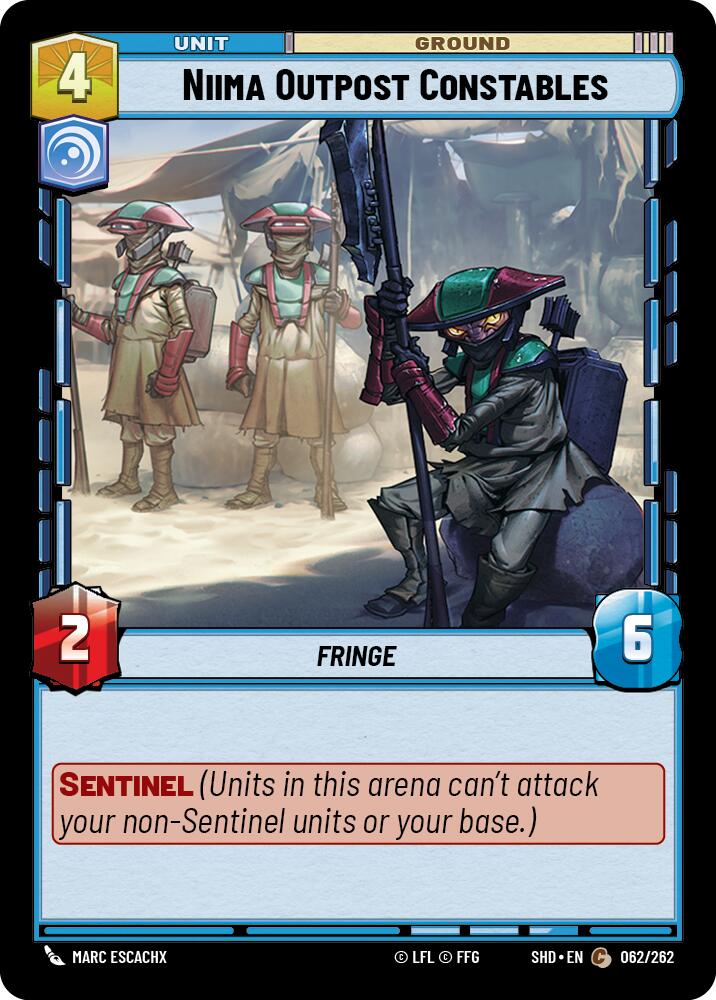 Niima Outpost Constables (062/262) (062/262) [Shadows of the Galaxy] | Cards and Coasters CA