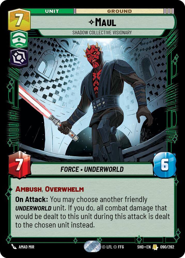 Maul - Shadow Collective Visionary (090/262) (090/262) [Shadows of the Galaxy] | Cards and Coasters CA