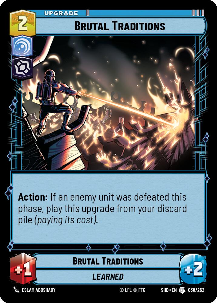 Brutal Traditions (038/262) (038/262) [Shadows of the Galaxy] | Cards and Coasters CA