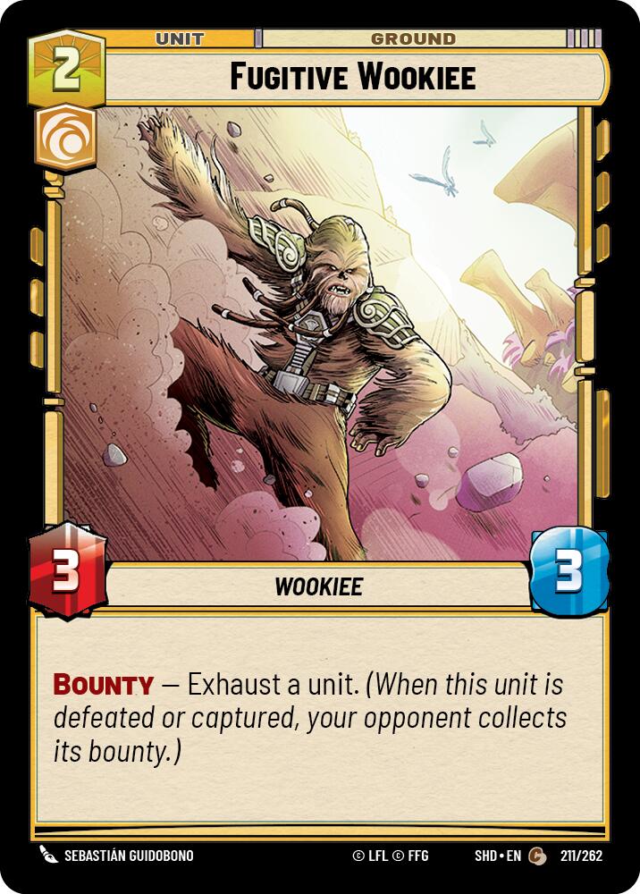 Fugitive Wookiee (211/262) (211/262) [Shadows of the Galaxy] | Cards and Coasters CA