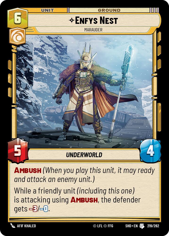 Enfys Nest - Marauder (219/262) (219/262) [Shadows of the Galaxy] | Cards and Coasters CA