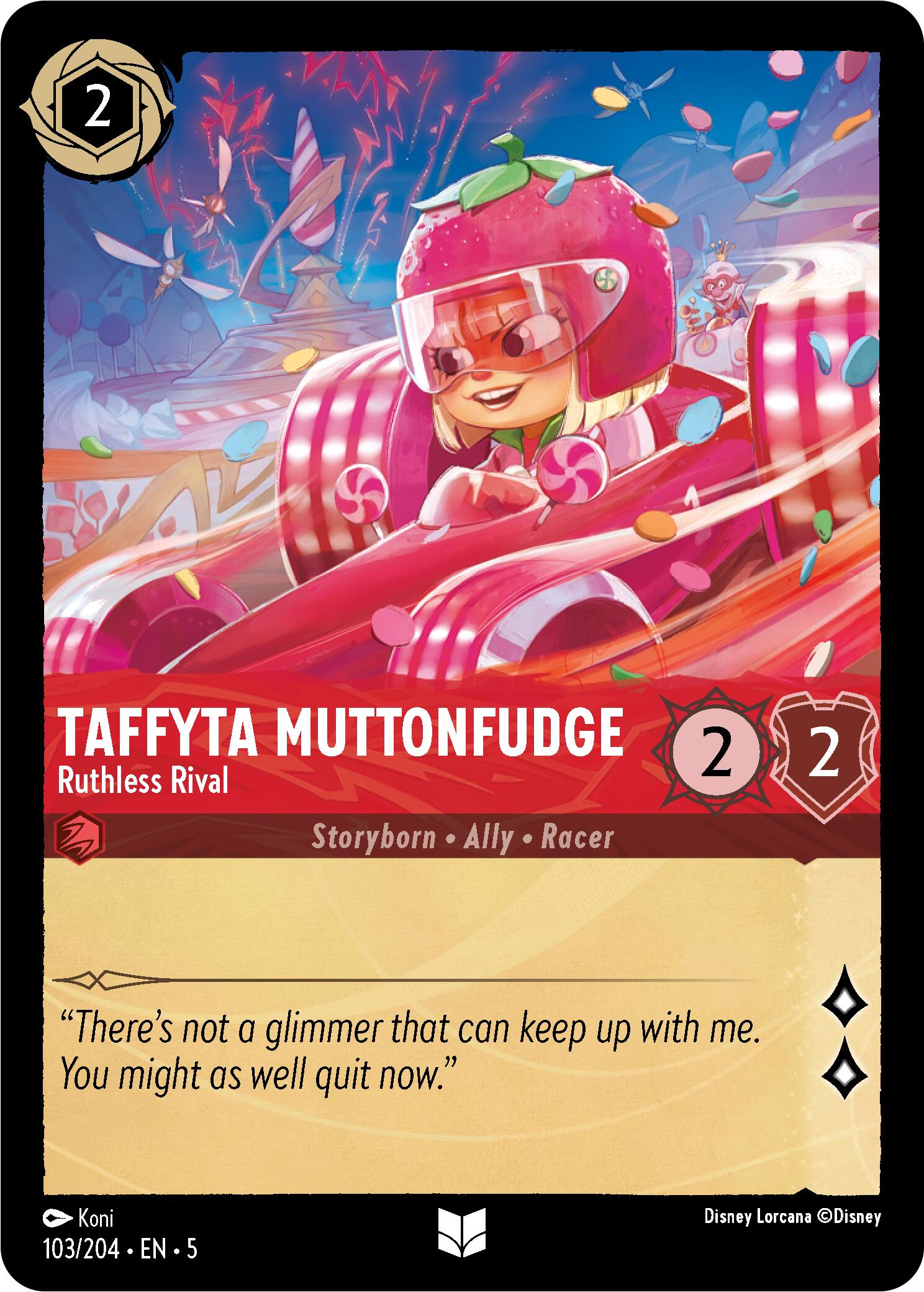 Taffyta Muttonfudge - Ruthless Rival (103/204) [Shimmering Skies] | Cards and Coasters CA