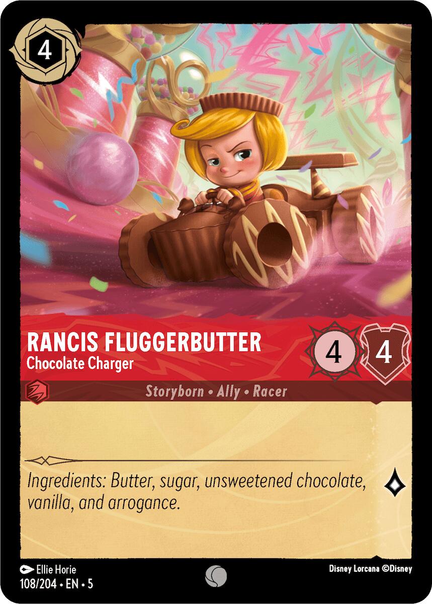 Rancis Fluggerbutter - Chocolate Charger (108/204) [Shimmering Skies] | Cards and Coasters CA