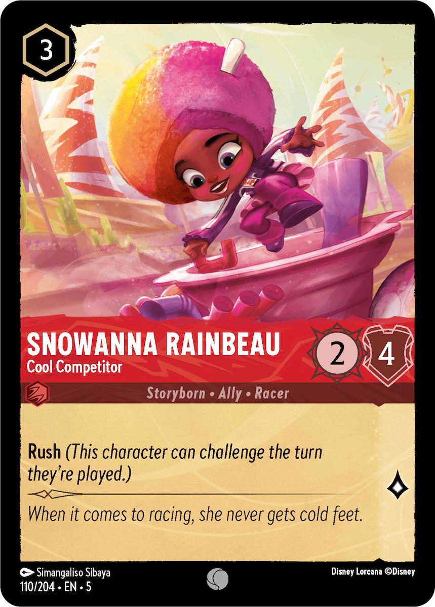 Snowanna Rainbeau - Cool Competitor (110/204) [Shimmering Skies] | Cards and Coasters CA