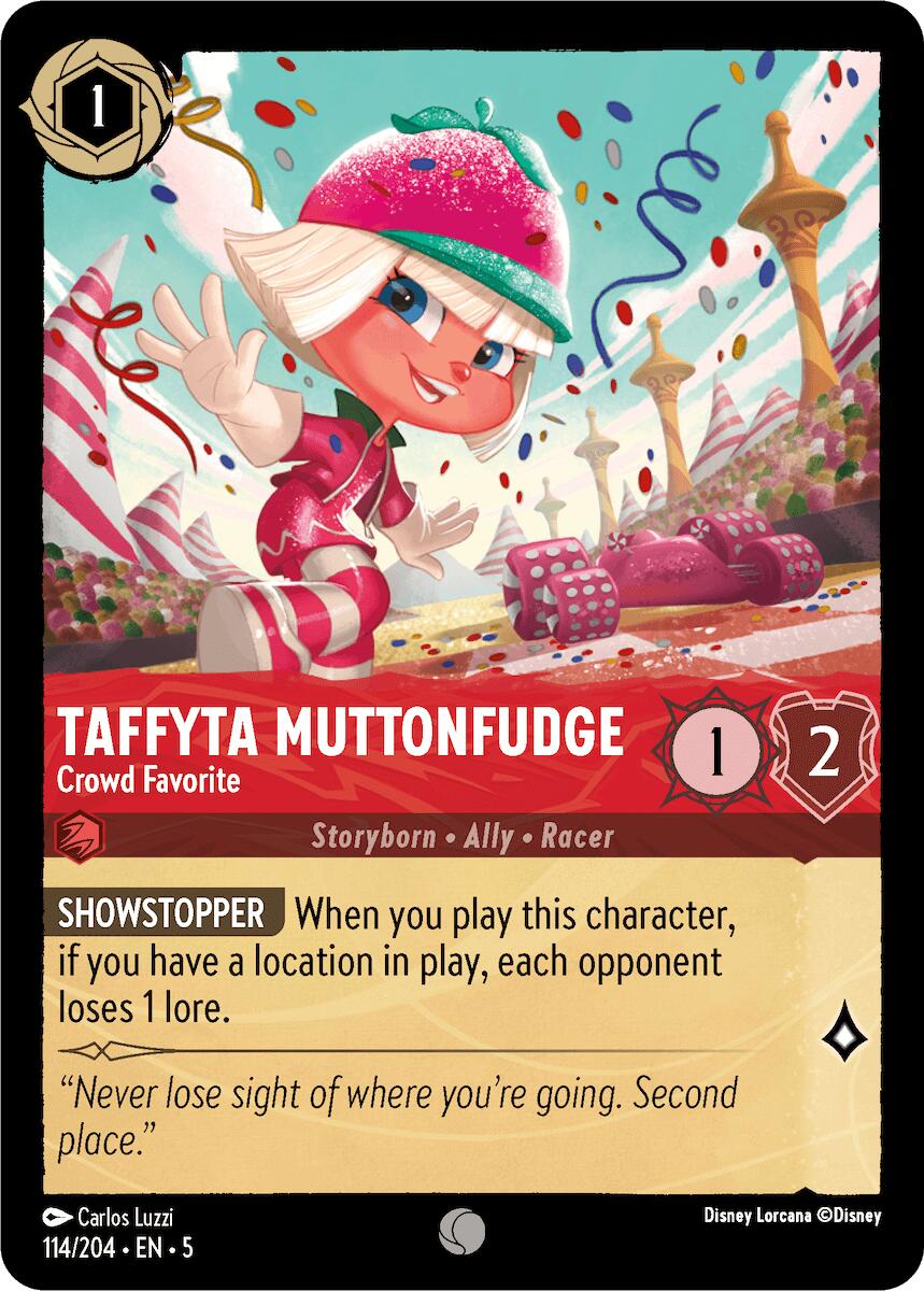 Taffyta Muttonfudge - Crowd Favorite (114/204) [Shimmering Skies] | Cards and Coasters CA