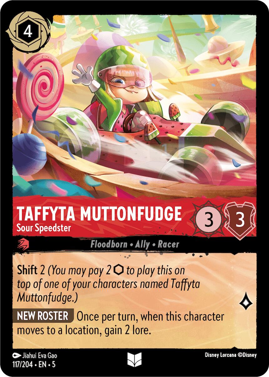 Taffyta Muttonfudge - Sour Speedster (117/204) [Shimmering Skies] | Cards and Coasters CA