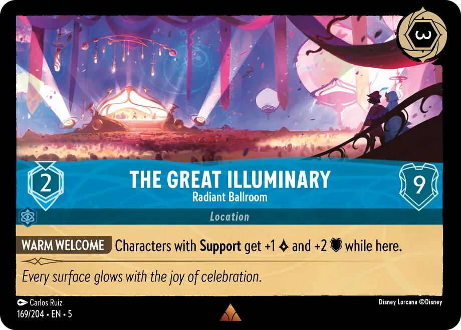 The Great Illuminary - Radiant Ballroom (169/204) [Shimmering Skies] | Cards and Coasters CA