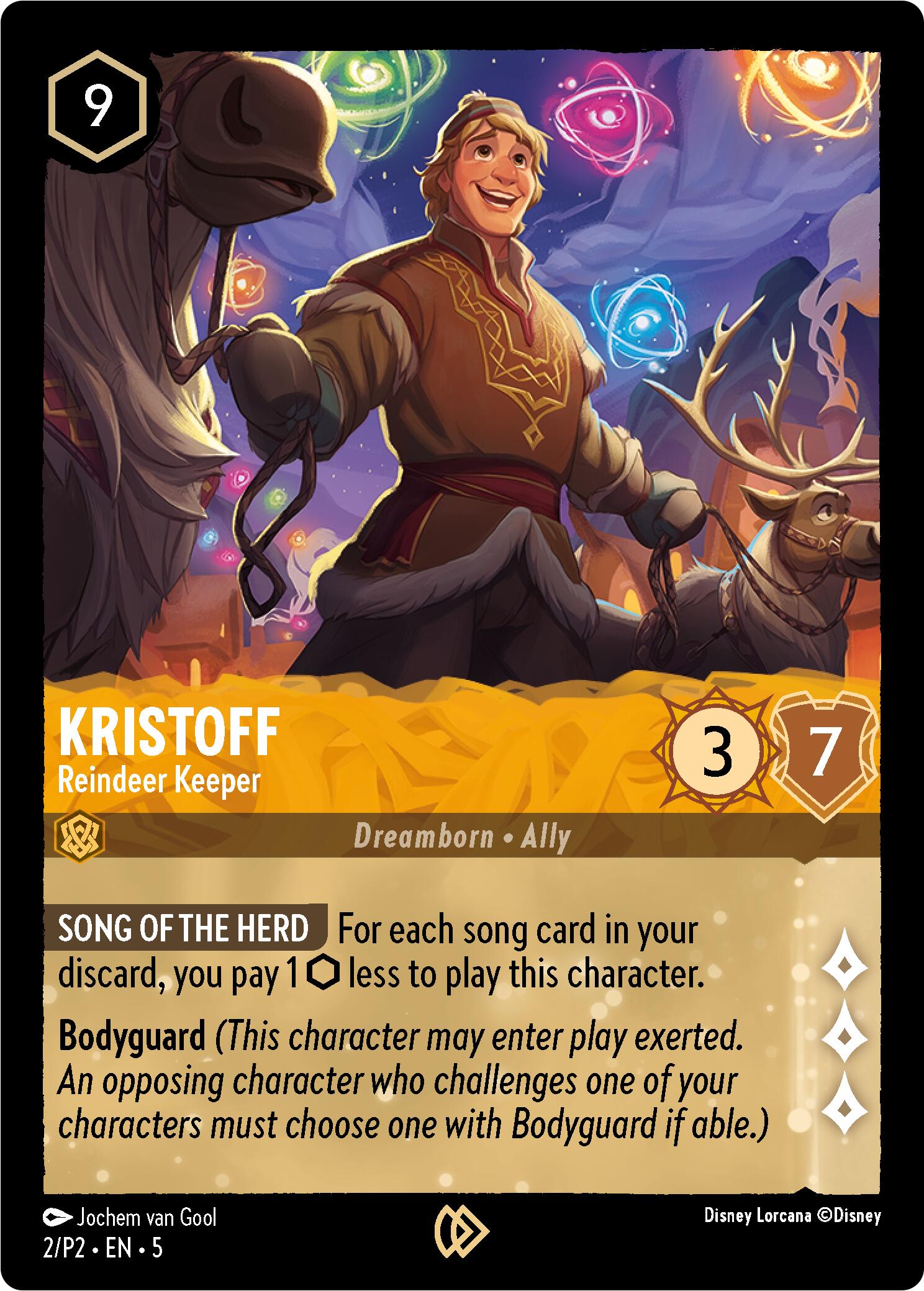 Kristoff - Reindeer Keeper (2) [Promo Cards] | Cards and Coasters CA