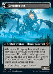 Hostile Hostel // Creeping Inn (Extended Art) [Innistrad: Midnight Hunt] | Cards and Coasters CA