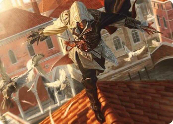 Ezio, Blade of Vengeance Art Card [Assassin's Creed Art Series] | Cards and Coasters CA