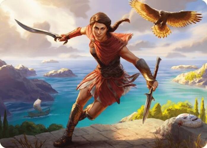 Kassandra, Eagle Bearer Art Card [Assassin's Creed Art Series] | Cards and Coasters CA