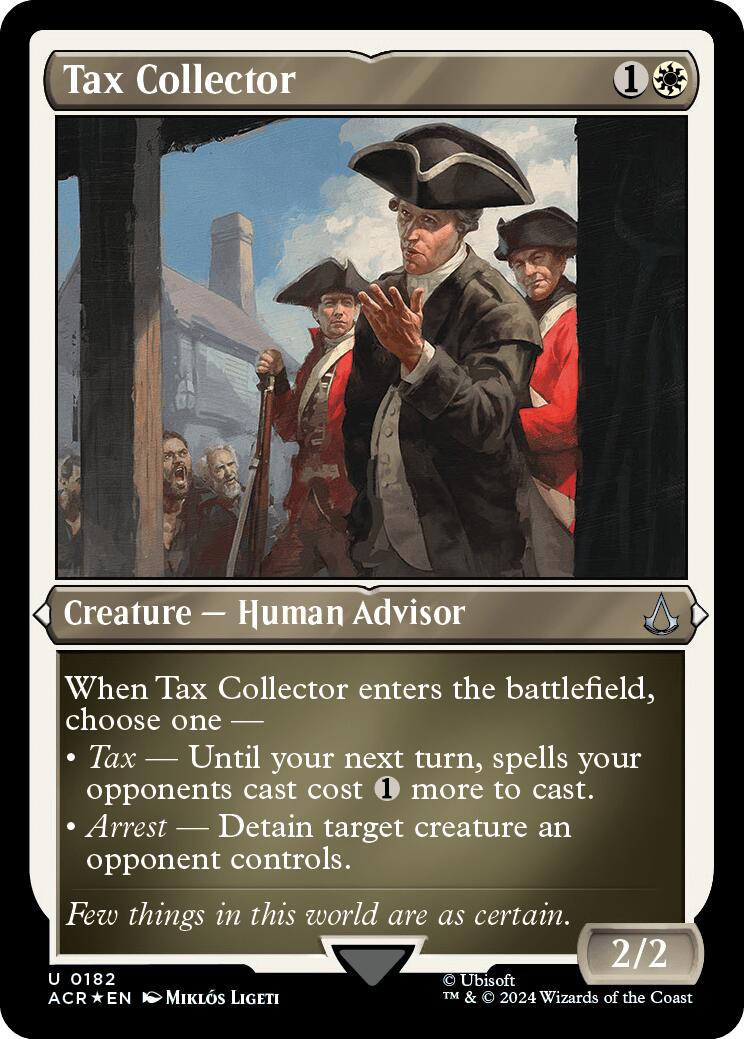 Tax Collector (Foil Etched) [Assassin's Creed] | Cards and Coasters CA