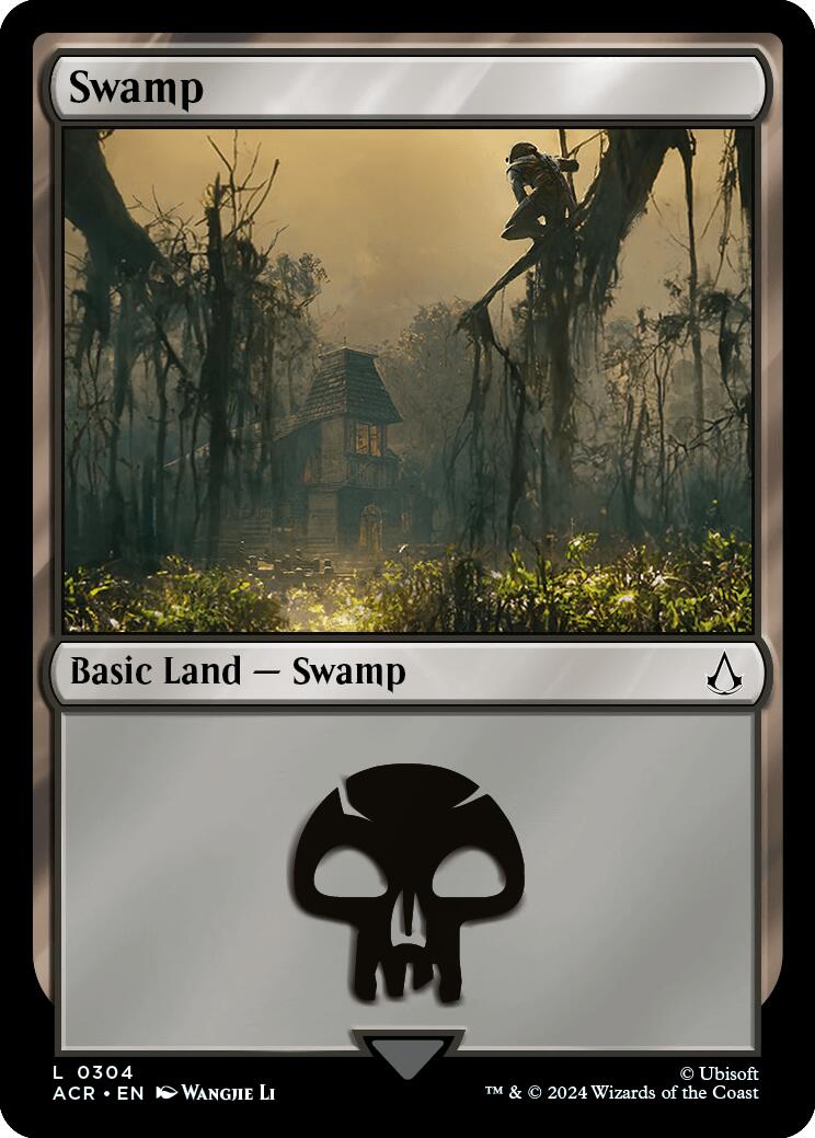 Swamp (0304) [Assassin's Creed] | Cards and Coasters CA